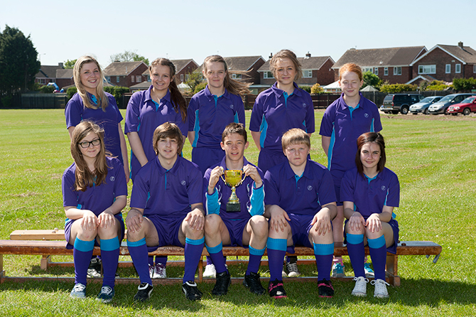 Image showing what the Cleethorpes Academy Sports Uniform looks like